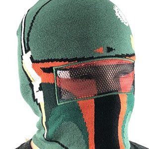 Star Wars Boba Fett Winter Beanie Hat Pull Down Mask Knit Snow Cap Mandalorian